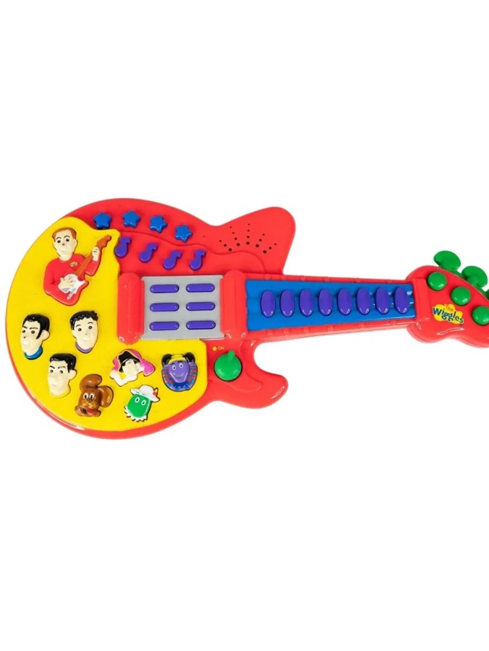 The Wiggles Play Along Musical Sing and Dance Red Guitar Toy Spin Master 2003